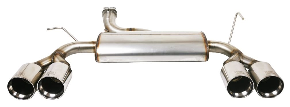 Silencer JEEP Wrangler JK 2007-2018 2.8D 130kW stainless steel, Ø100